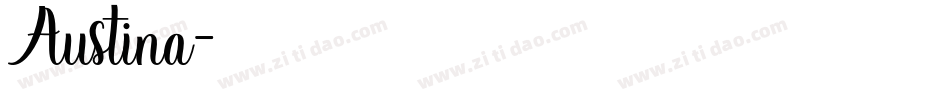Austina字体转换