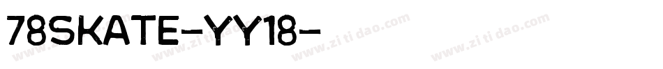 78Skate-Yy18字体转换