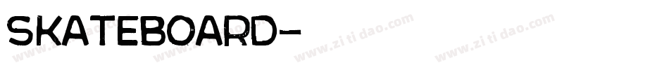 Skateboard字体转换