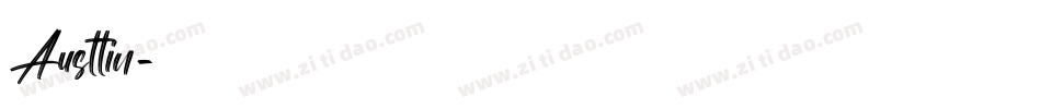 Austtin字体转换