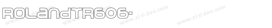 RolandTR606字体转换