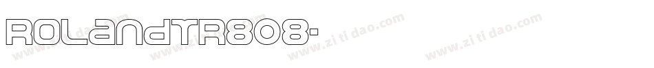 RolandTR808字体转换