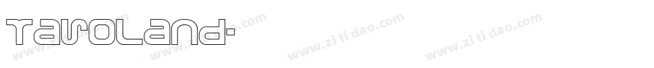 Taroland字体转换