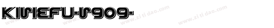 KirieFu-r909字体转换