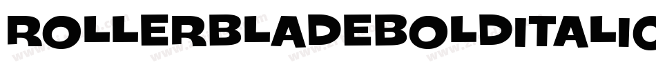 RollerBladeBoldItalic-qZZwV字体转换
