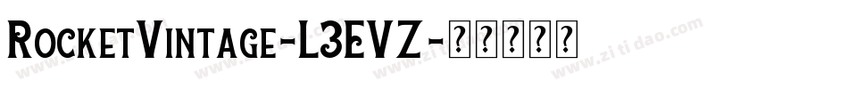 RocketVintage-L3EVZ字体转换