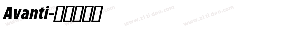 Avanti字体转换