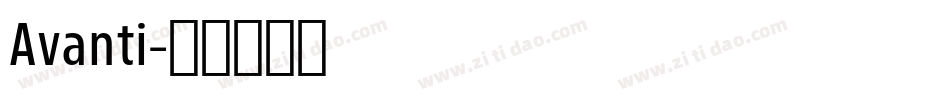 Avanti字体转换
