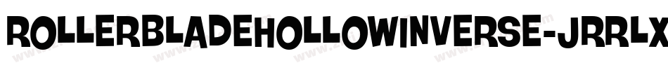 RollerBladeHollowInverse-JRRlx字体转换