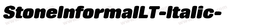 StoneInformalLT-Italic字体转换