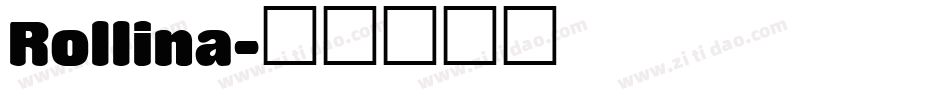 Rollina字体转换