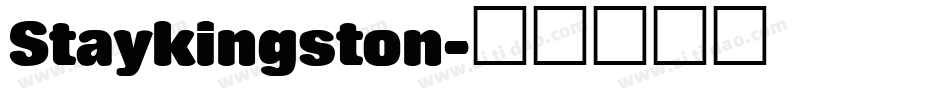 Staykingston字体转换
