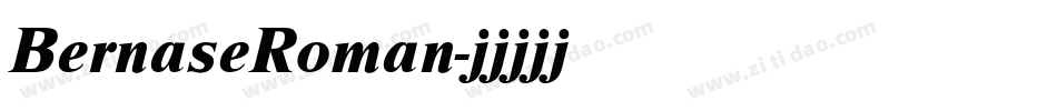 BernaseRoman字体转换