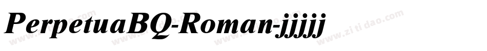 PerpetuaBQ-Roman字体转换
