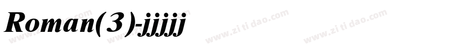 Roman(3)字体转换