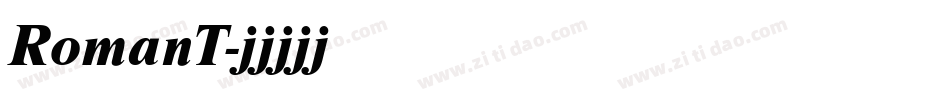 RomanT字体转换