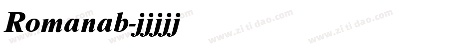 Romanab字体转换