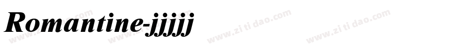 Romantine字体转换