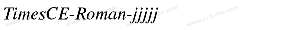 TimesCE-Roman字体转换