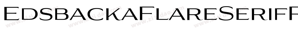 EdsbackaFlareSerifRegular-voWA字体转换