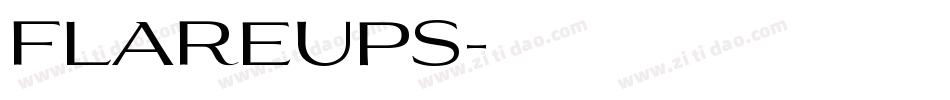 FLAREUPS字体转换