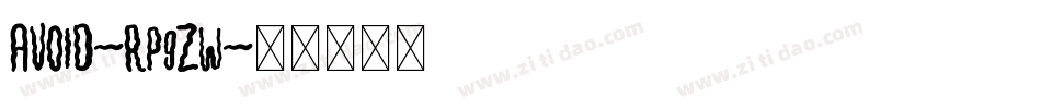 Avoid-Rp9ZW字体转换