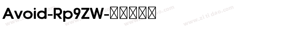 Avoid-Rp9ZW字体转换