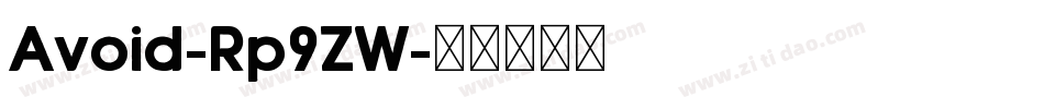 Avoid-Rp9ZW字体转换