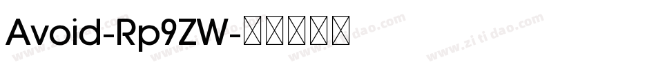 Avoid-Rp9ZW字体转换