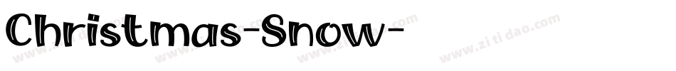Christmas-Snow字体转换