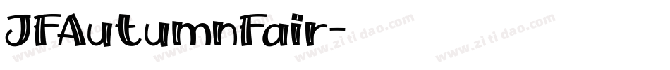 JFAutumnFair字体转换