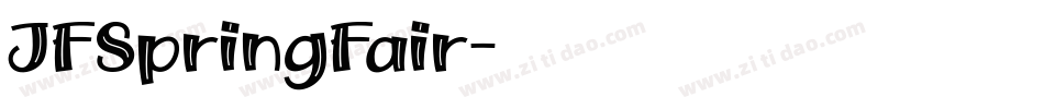 JFSpringFair字体转换