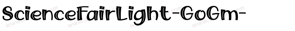 ScienceFairLight-GoGm字体转换