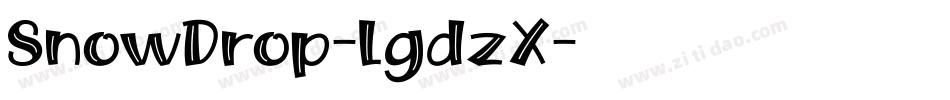 SnowDrop-lgdzX字体转换