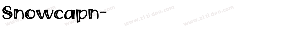 Snowcapn字体转换