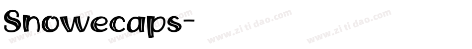 Snowecaps字体转换