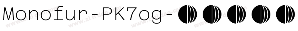 Monofur-PK7og字体转换