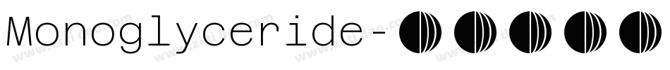 Monoglyceride字体转换