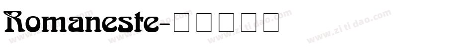 Romaneste字体转换