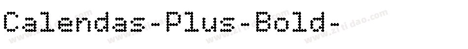 Calendas-Plus-Bold字体转换