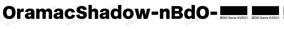 OramacShadow-nBdO字体转换