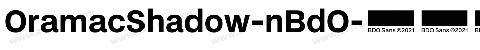 OramacShadow-nBdO字体转换