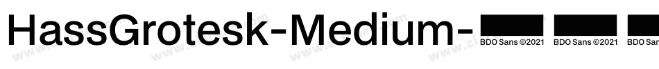 HassGrotesk-Medium字体转换