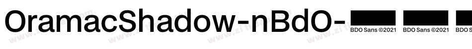 OramacShadow-nBdO字体转换