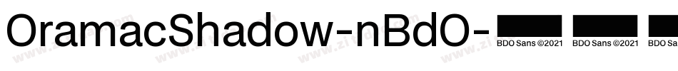 OramacShadow-nBdO字体转换