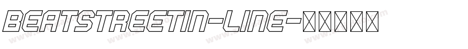 BeatStreetIn-Line字体转换