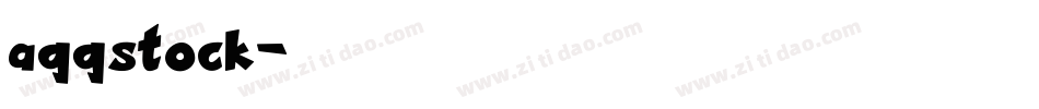 aggstock字体转换