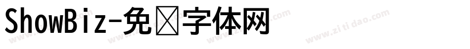 ShowBiz字体转换