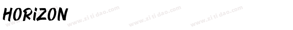 Horizon字体转换