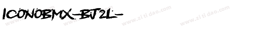 IconoBmx-Bj2l字体转换